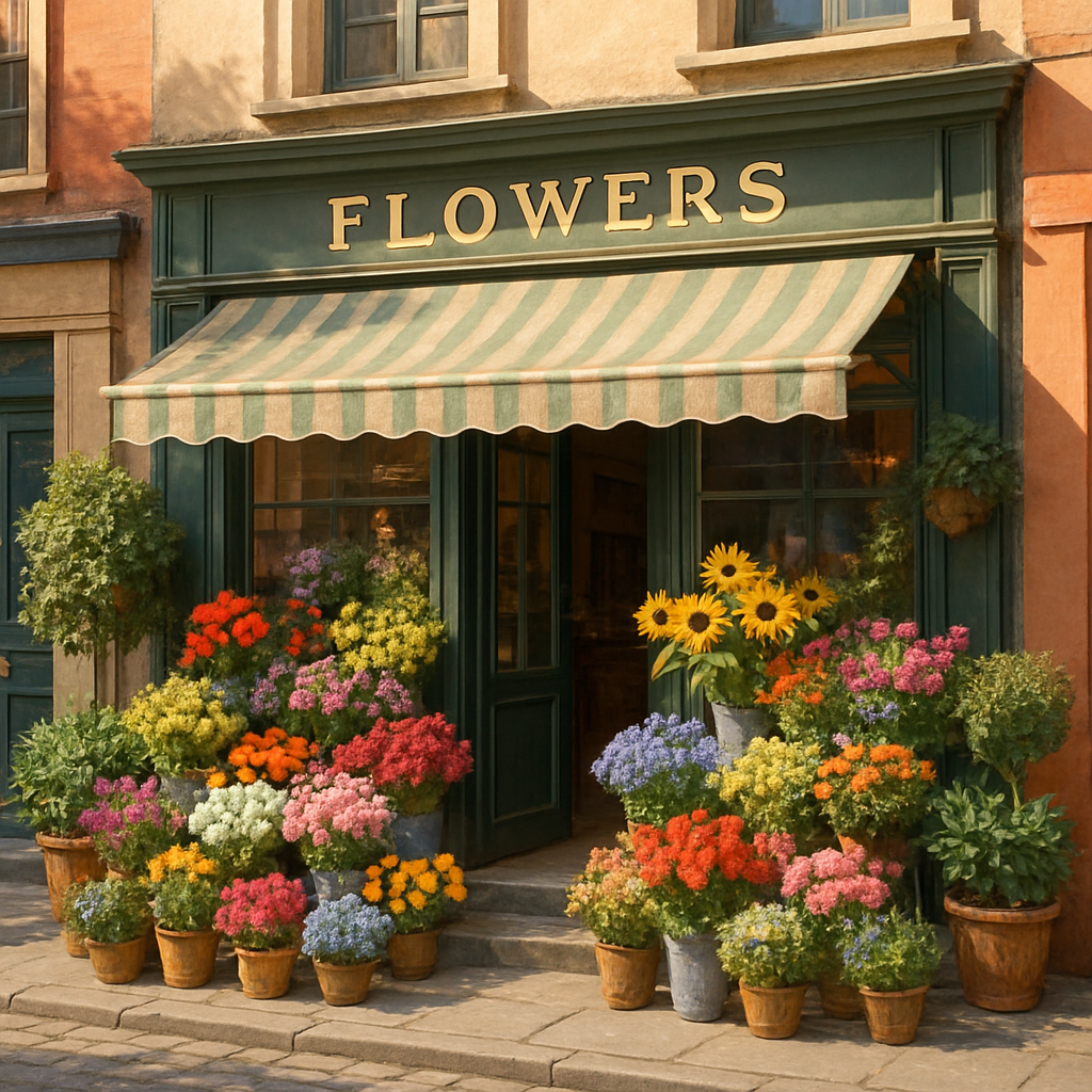 Flower shop location